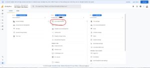 Designkalkulator Skjermbilde av Google Analytics med GA4 wizard
